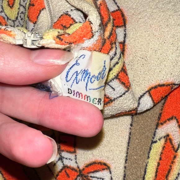 Vintage 60’s Paisley Print Top - Picture 3 of 3